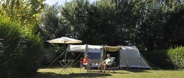 Campsites at the foot of the Canigou