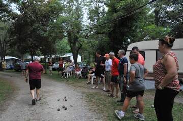 Pétanque au camping